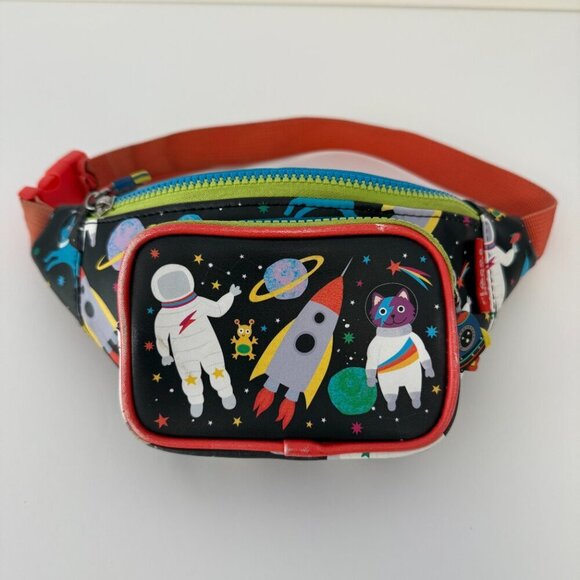 Floss & Rock Black & Red Space Belt Bag Fanny Pack Kids - Picture 2 of 6